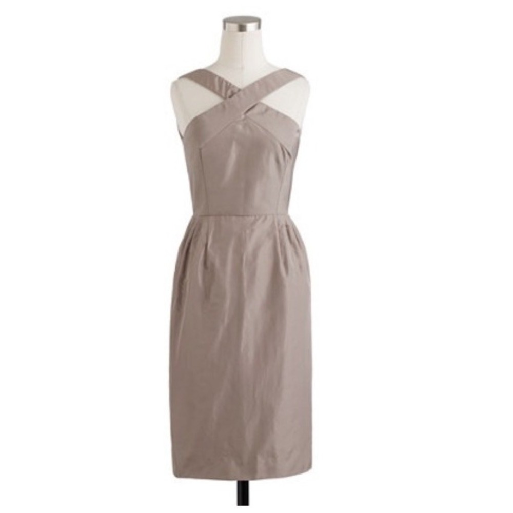 J. Crew Whitley Silk Taffeta Special Occasion Cocktail New Years Holiday Size 12